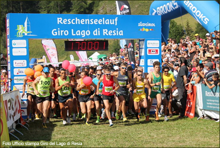 Curon di Resia Giro del lago di Resia 2014