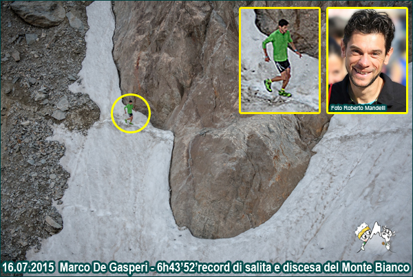 De Gasperi Marco Record Monte Bianco