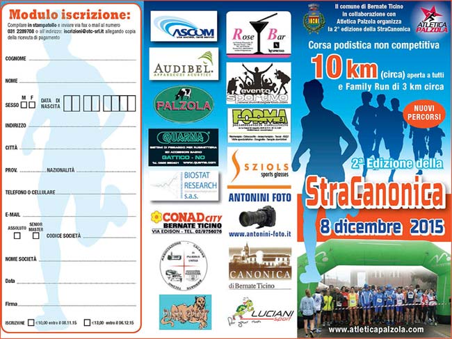 Bernate Ticino StraCanonica volantino 2015