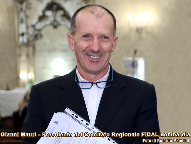 Mauri Giovanni Gianni Presidente Comitato Regionale FIDAL Lombardia 2016 2020 foto Roberto Mandellii