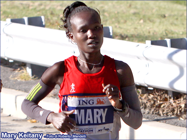 Keitany Mary New York 2011  foto Roberto Mandelli 
