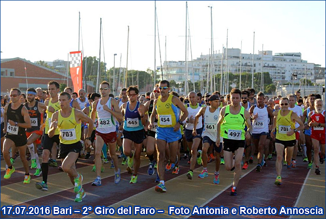 Bari giro del faro 2016 a