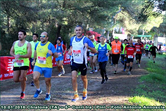 Chiatona Corri tra i Pini 2016