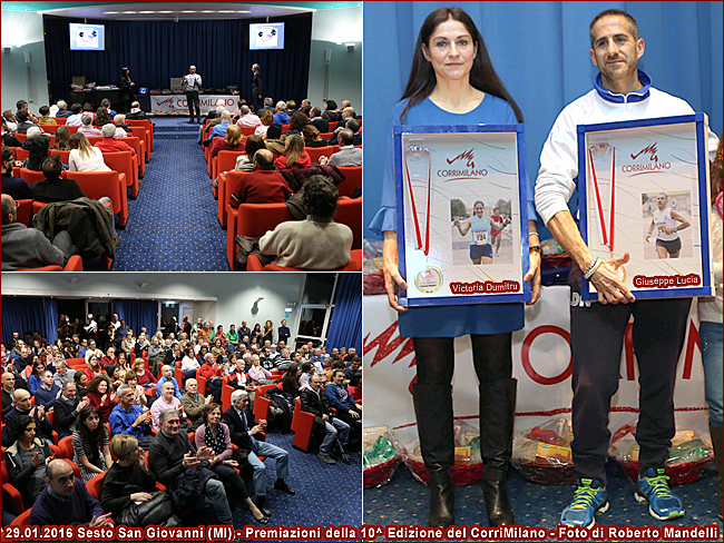 Sesto San Giovanni Premiazioni Corrimilano 2015 foto Roberto Mandelli 