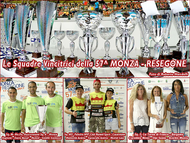 Monza Resegone 2017 Sq.Vincitrici foto Roberto Mandelli