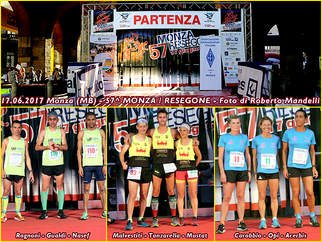 Monza Resegone 2017 collage foto Roberto Mandelli