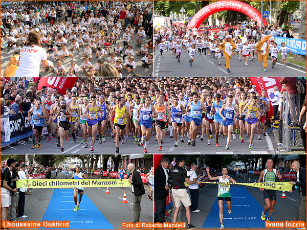 Lecco 10k del Manzoni collage 2013 foto Roberto Mandelli