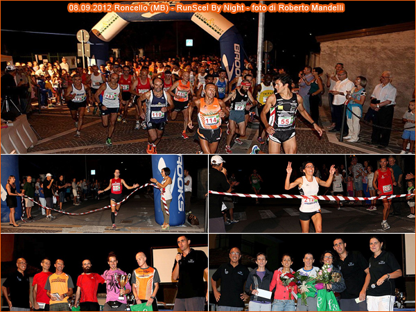 Roncello Runscel.By Night2012 collage foto Roberto Mandelli