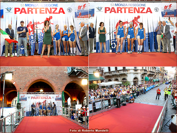 Monza Resegone 2013 collage 1a partenza foto Roberto Mandelli