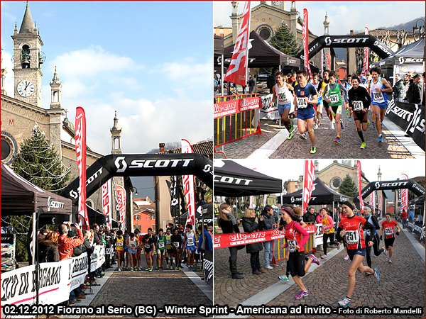 Fiorano al Serio Winter Sprint 2012 collage Foto Roberto Mandelli