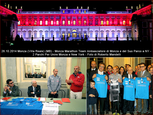 Monza-Villa-Reale Monza Marathon Team Ambasciatore  di Monza a New York Foto di Roberto Mandelli