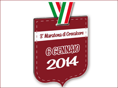 Crevalcore Maratona 2014 medaglia