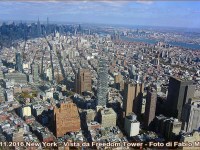 New York City Marathon: la mente ha la meglio sulle gambe! New York Vista da Freedom Tower b Foto Fabio Marri